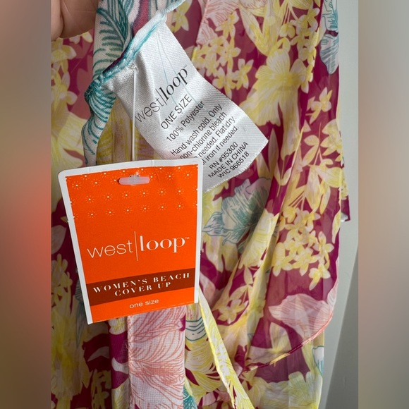 NWT - West Loop Kaftan, Swim Cover up! Perfect Resort-wear. One size. Brand New. - Picture 6 of 6